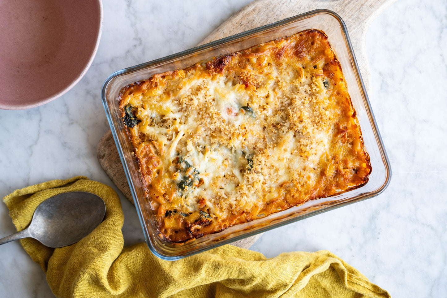 THE CRAB MAC + CHEESE