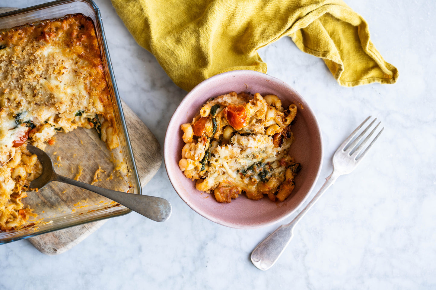 THE CRAB MAC + CHEESE